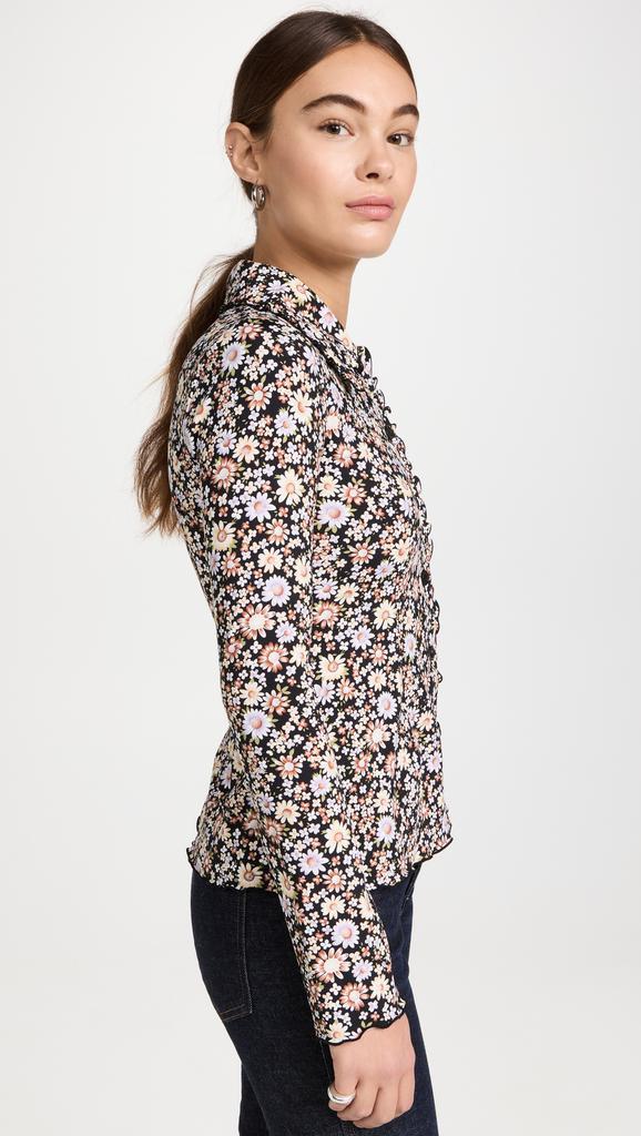 商品Sea|Sea Carson Floral Long Sleeve Top,价格¥1808,第6张图片详细描述