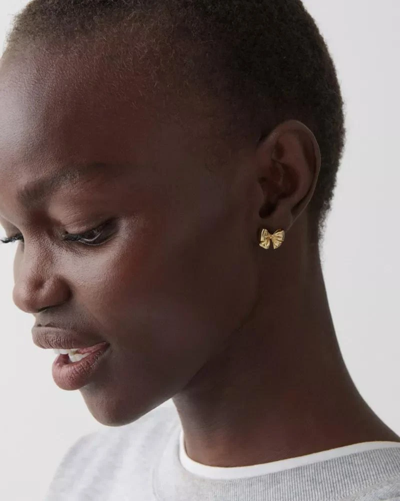 商品Kate Spade|Bling And Bows Stud Post,价格¥222,第2张图片详细描述