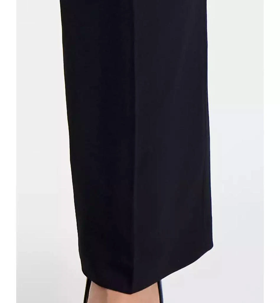Plus Size Piping-Trim Peak-Lapel Pantsuit Set 商品