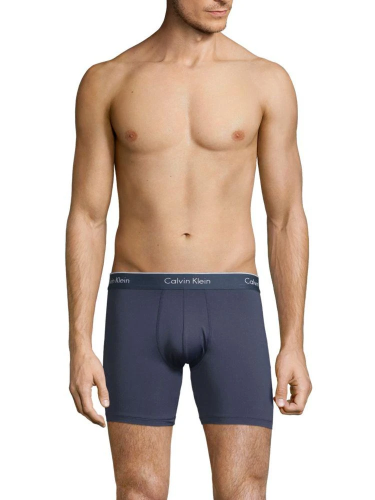 商品Calvin Klein|3-Pack Stretch Boxer Briefs,价格¥188,第2张图片详细描述