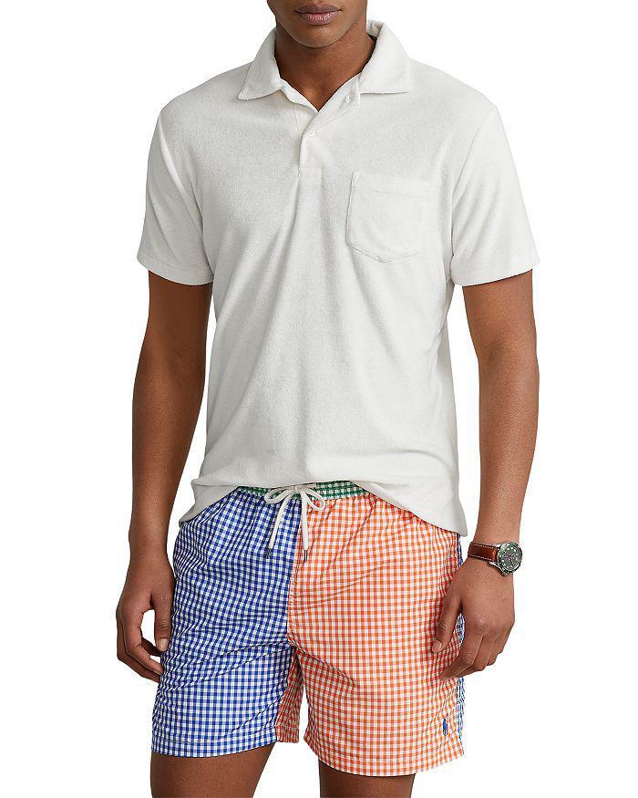 商品Ralph Lauren|Terry Solid Custom Slim Fit Polo Shirt,价格¥458,第3张图片详细描述