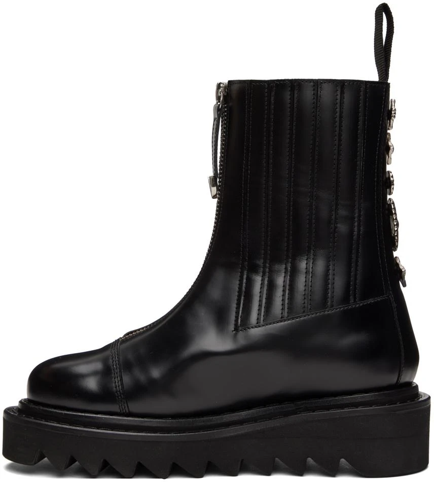 商品Toga Pulla|Black Side Gore Zip Boots,价格¥1961,第3张图片详细描述