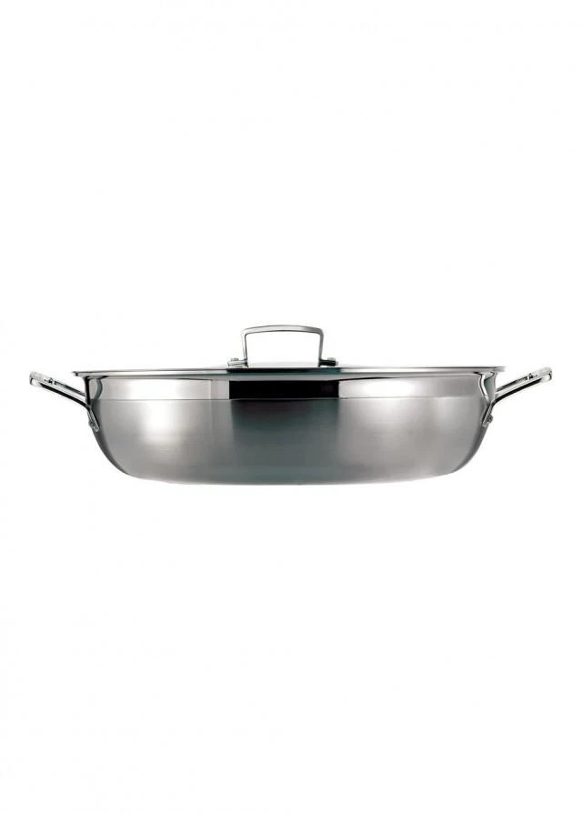 商品Le Creuset|3-ply stainless steel shallow casserole 24cm,价格¥1800,第2张图片详细描述