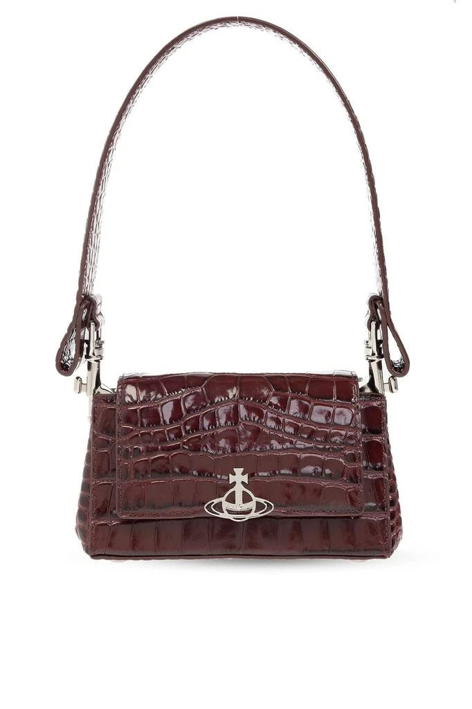 商品Vivienne Westwood|Vivienne Westwood Hazel Orb-Plaque Embossed Shoulder Bag,价格¥2782,第1张图片