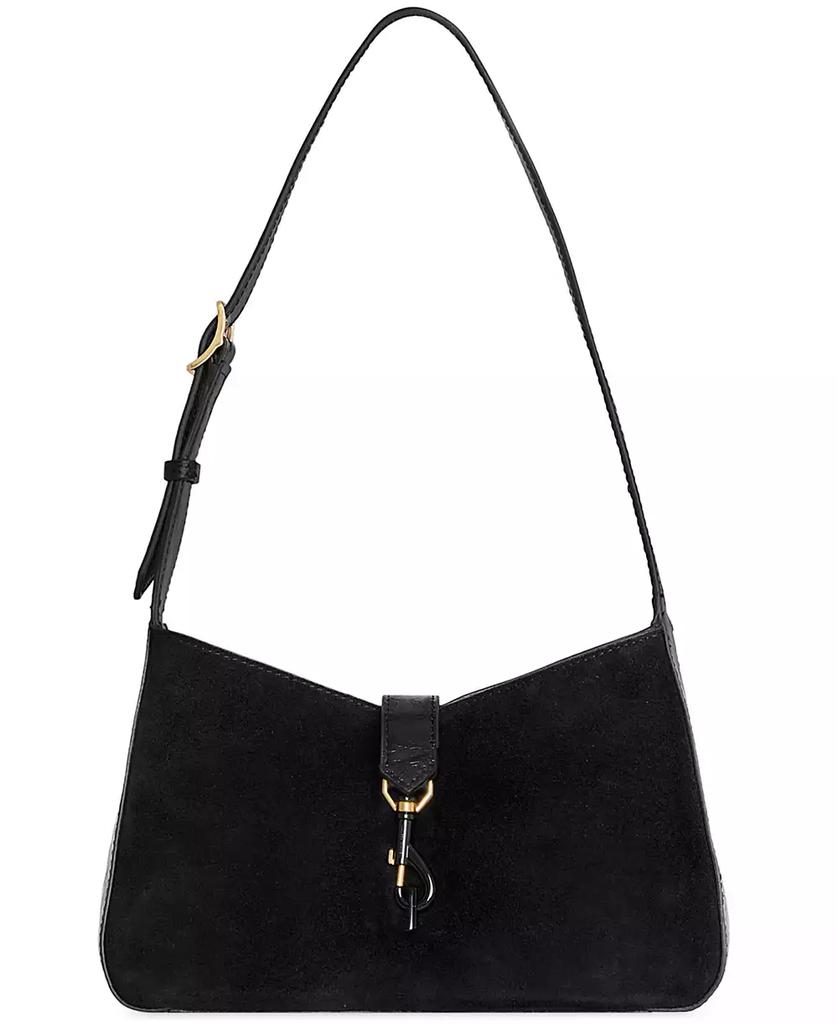 Bolso de hombro pequeño de ante Megan image 2