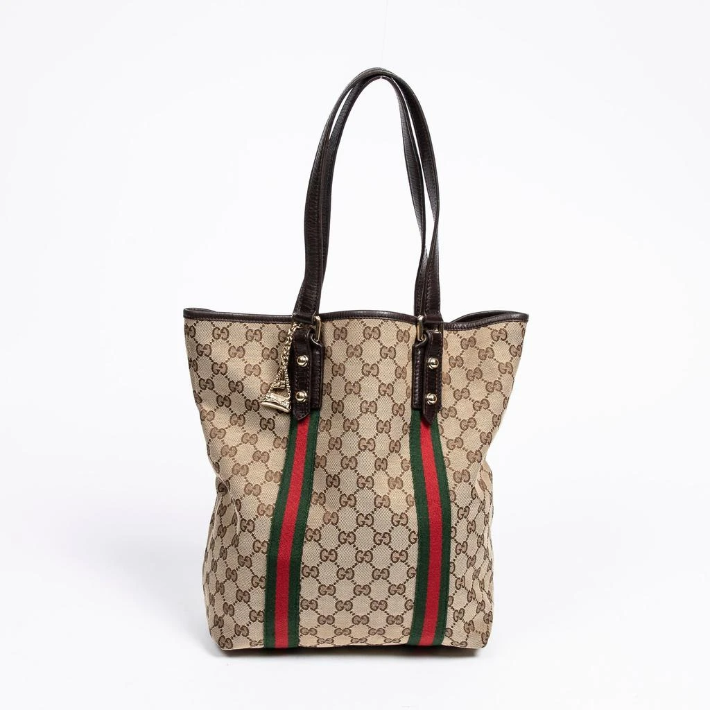 商品[二手商品] Gucci|Web Jolicoeur Vertical Tote,价格¥5081,第1张图片