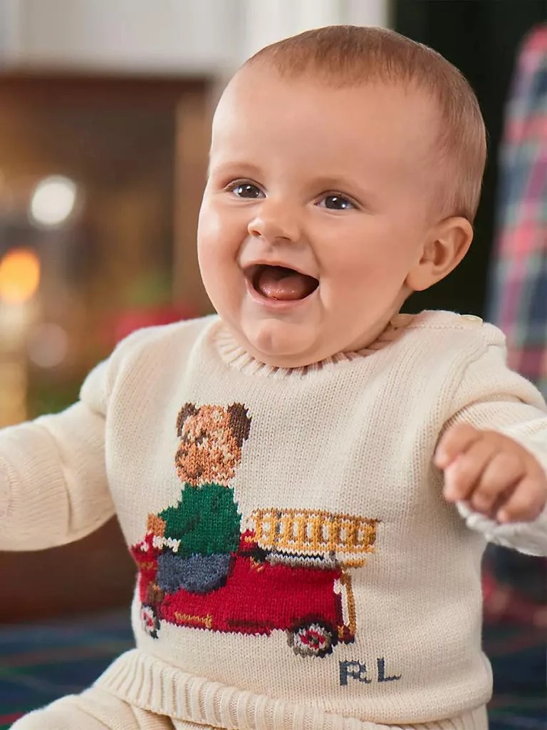 商品Ralph Lauren|Baby Boy's 2-Piece Polo Bear Sweater & Joggers Set,价格¥549,第4张图片详细描述