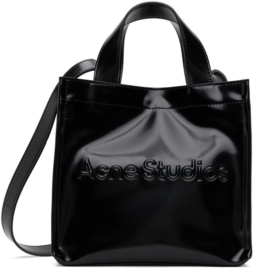 商品Acne Studios|Black Mini Logo Tote,价格¥3504,第1张图片