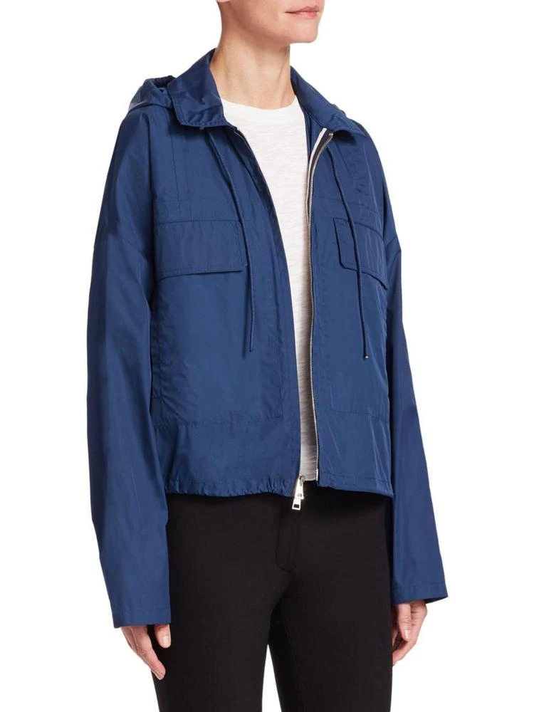 商品Theory|Crop Twill Anorak,价格¥1759,第3张图片详细描述