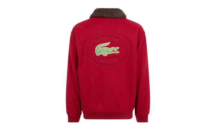 商品Supreme|Supreme Lacoste Wool Bomber Jacket,价格¥5081,第4张图片详细描述