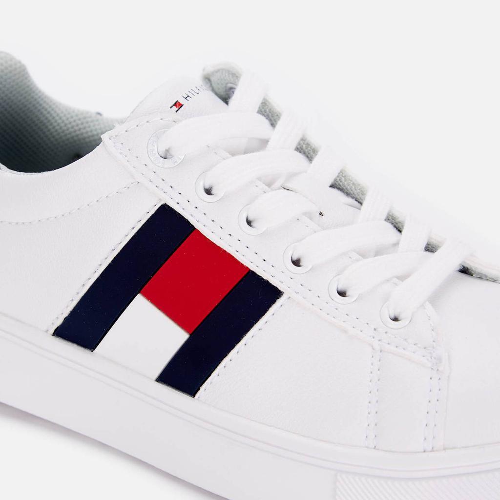 商品Tommy Hilfiger|Tommy Hilfiger Boys' Low Top Flag Trainers - White/White/Blue,价格¥494,第6张图片详细描述