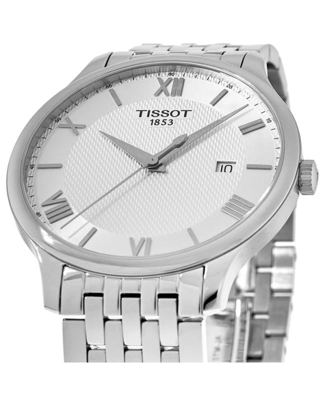 商品Tissot|Tissot T-Classic Tradition Silver Dial Steel Men's Watch T063.610.11.038.00,价格¥2023,第2张图片详细描述