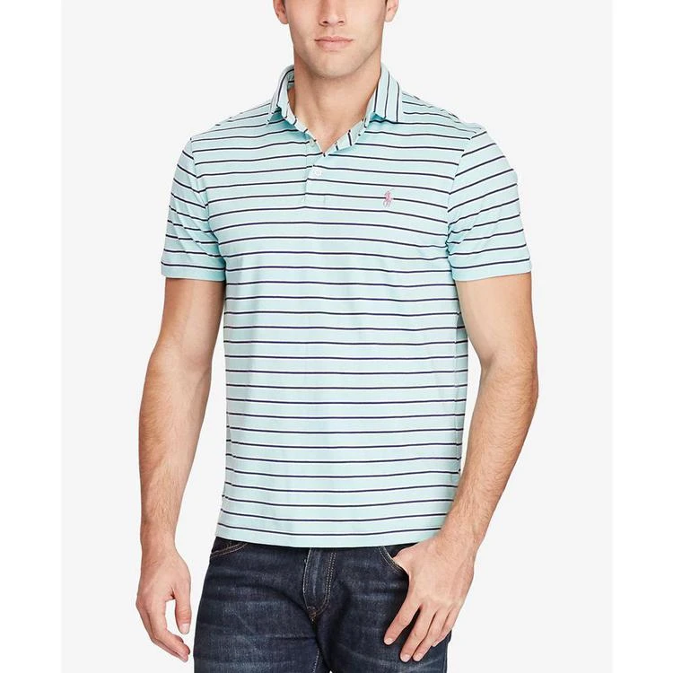 商品Ralph Lauren|Men's Big & Tall Classic-Fit Soft-Touch Striped Polo,价格¥226,第1张图片