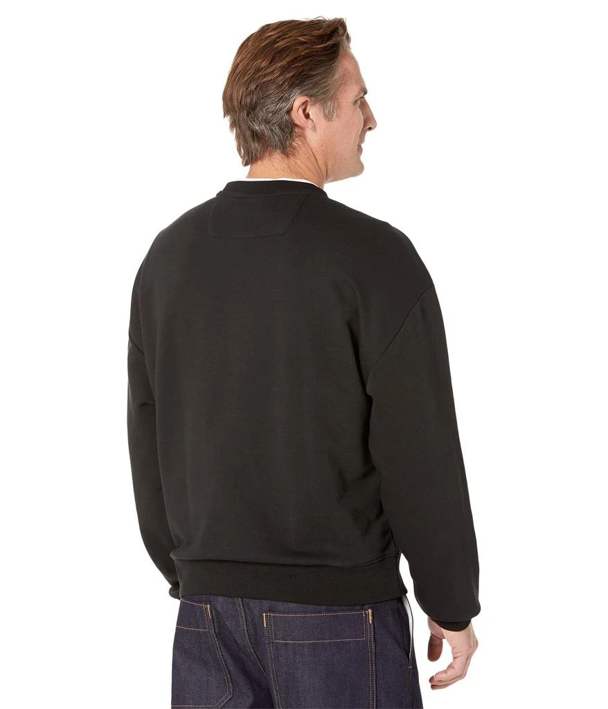 商品Calvin Klein|Long Sleeve Oversize CK Logo Terry Crew,价格¥248,第2张图片详细描述