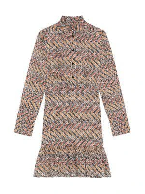 商品Sandro|Sanel Short Printed Dress,价格¥1182,第3张图片详细描述