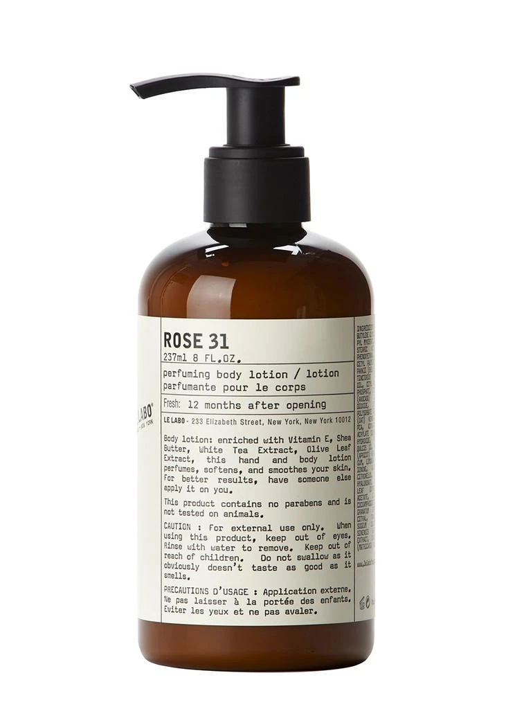 商品Le Labo|Rose 31 Hand And Body Lotion 237ml,价格¥608,第1张图片