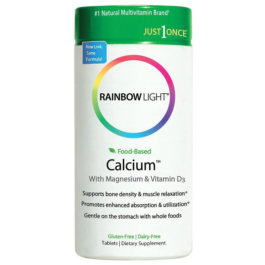 商品Rainbow Light|Food-Based Calcium Tablets,价格¥150,第1张图片