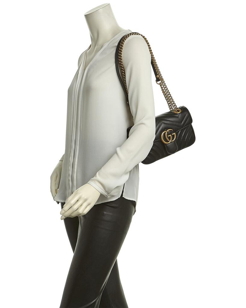 Gucci GG Marmont Mini Matelasse Leather Shoulder Bag商品第3张图片规格展示