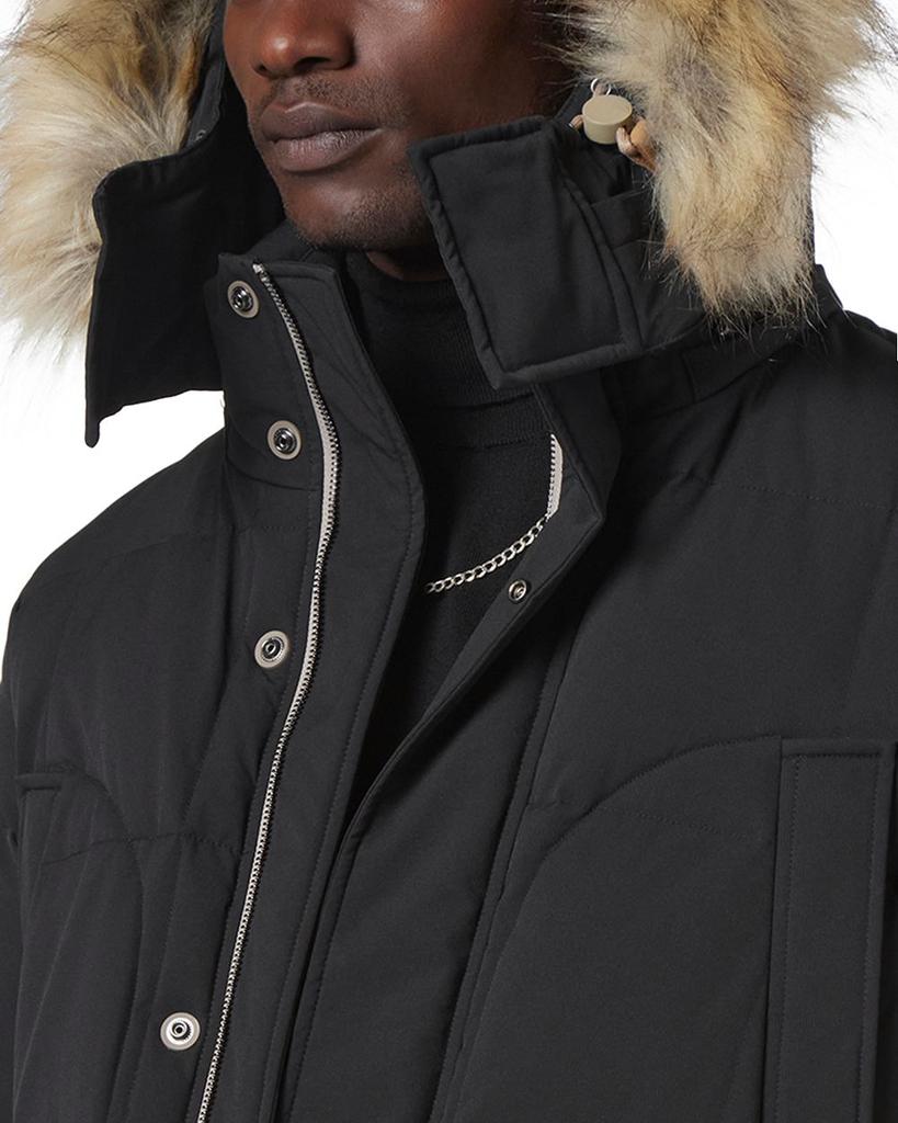 Olmstead Hooded Faux Fur Coat商品第4张图片规格展示