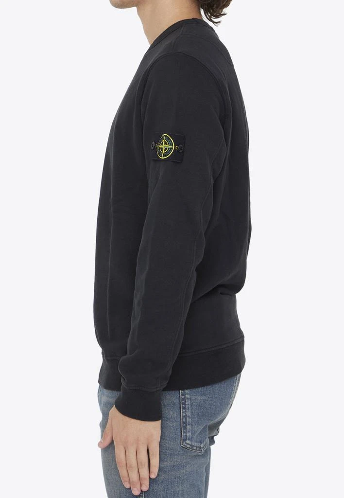 商品Stone Island|Compass-Patch Pullover Sweatshirt,价格¥2635,第3张图片详细描述