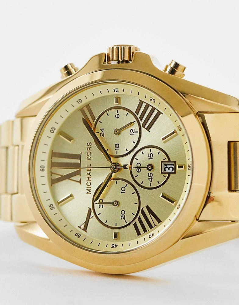 商品Michael Kors|Michael Kors Bradshaw womens bracelet watch in gold,价格¥2350,第3张图片详细描述