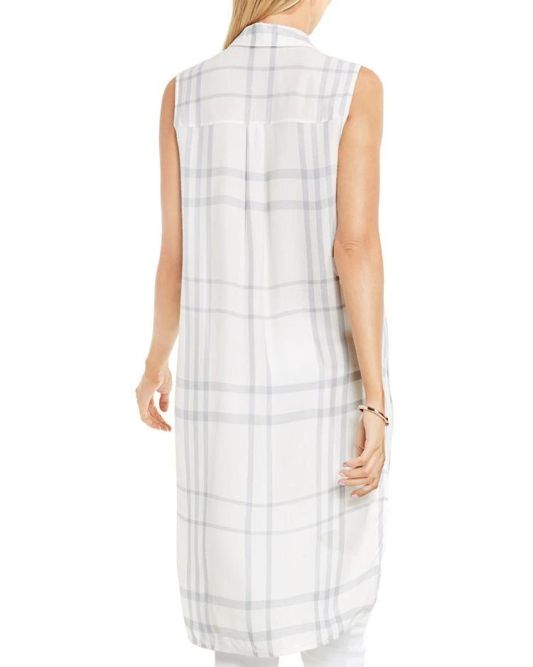 商品Vince Camuto|Plaid Button Down Tunic,价格¥218,第2张图片详细描述