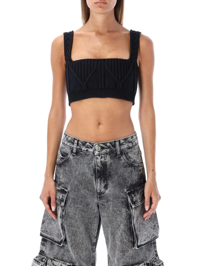 商品The Attico|The Attico Miles Knit Bra Top,价格¥2038,第1张图片