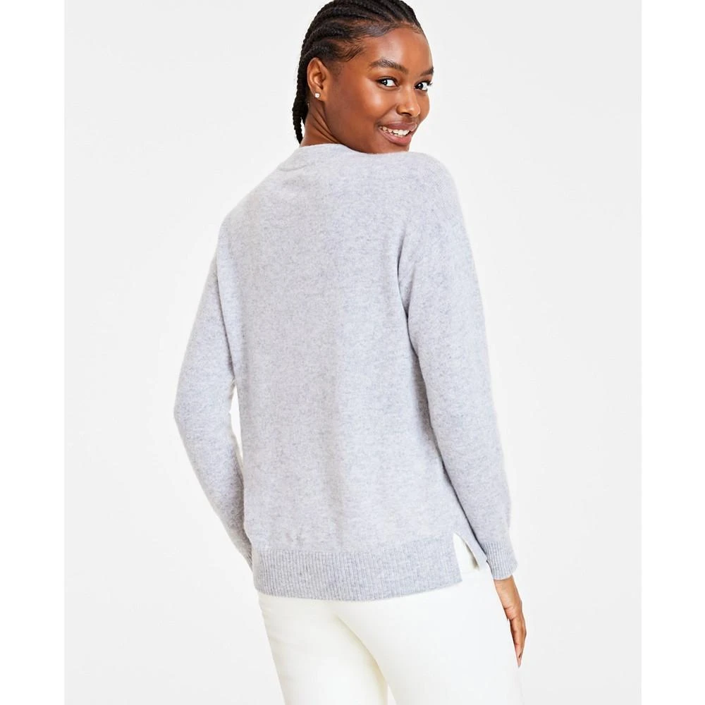 商品Charter Club|Women's Love Crewneck 100% Cashmere Sweater, Created for Macy's,价格¥1568,第2张图片详细描述
