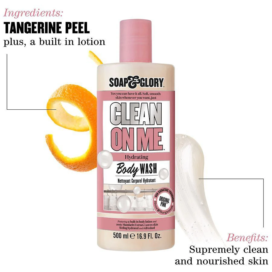 商品Soap & Glory|Clean on Me Clarifying Body Wash Original Pink,价格¥75,第5张图片详细描述