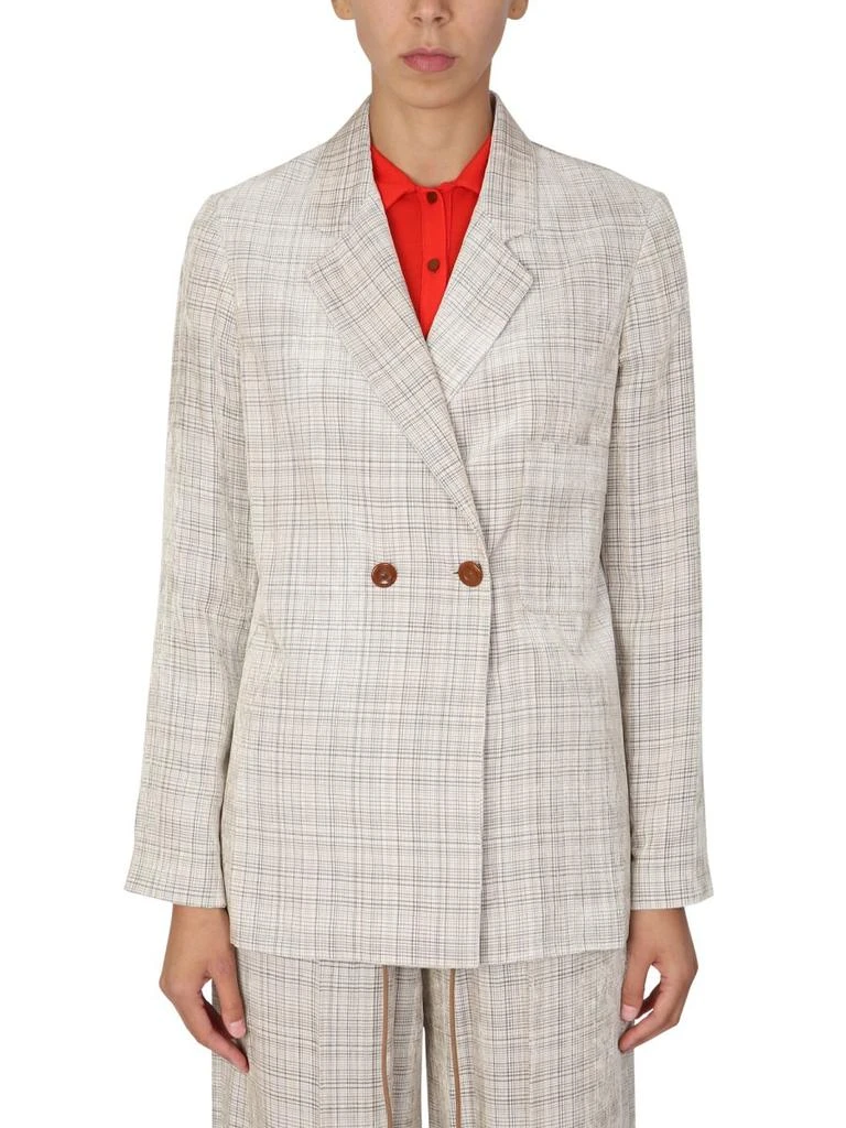 商品ALYSI|Alysi Double-Breasted Checked Blazer,价格¥1794,第1张图片