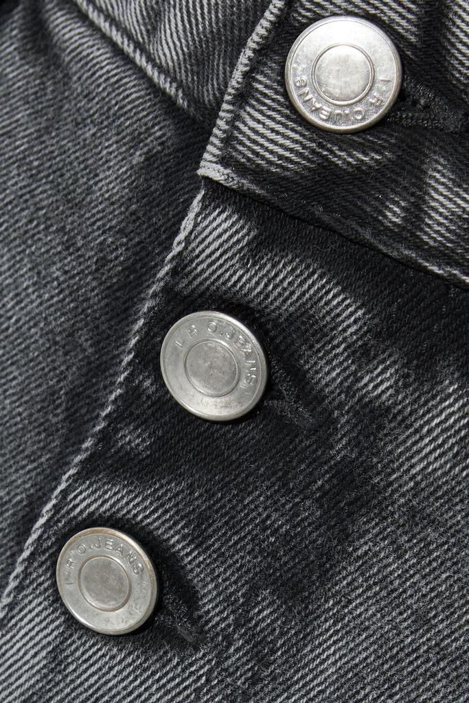 Gaety faded  high-rise slim-leg jeans商品第4张图片规格展示