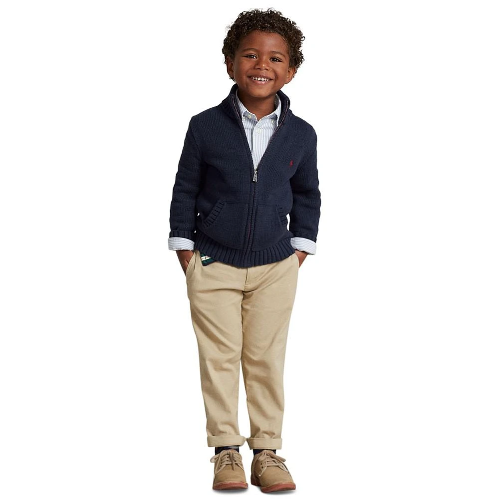 商品Ralph Lauren|Little Boys Full-Zip Sweater,价格¥561,第4张图片详细描述
