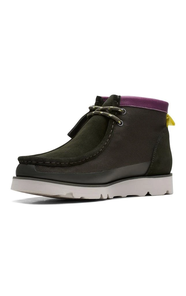 商品Clarks|(26167866) Wallabee 2.0 GTX Boots - Green Combi,价格¥1367,第4张图片详细描述
