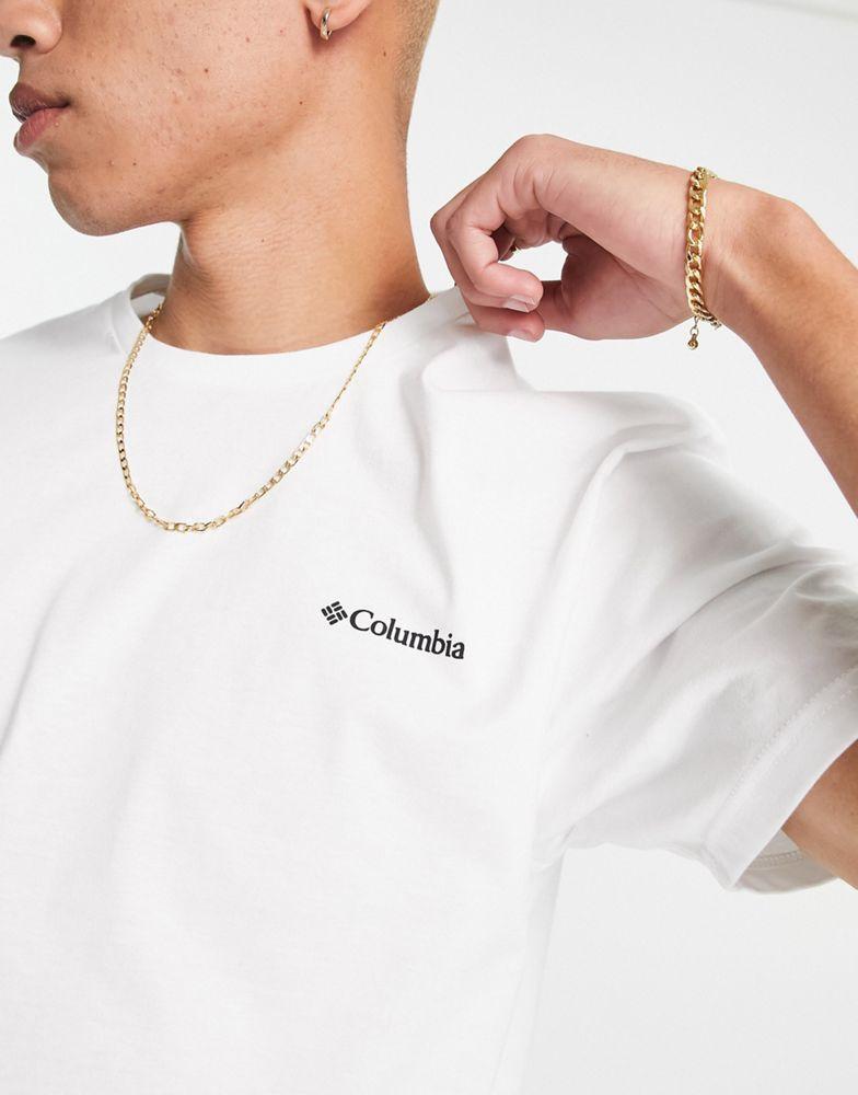 Columbia North Cascades t-shirt in white商品第3张图片规格展示