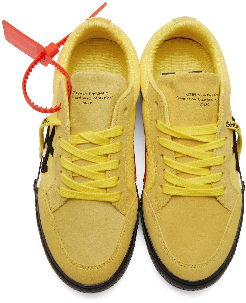 商品Off-White|Yellow Arrow Vulcanized Low 运动鞋,价格¥2284,第5张图片详细描述