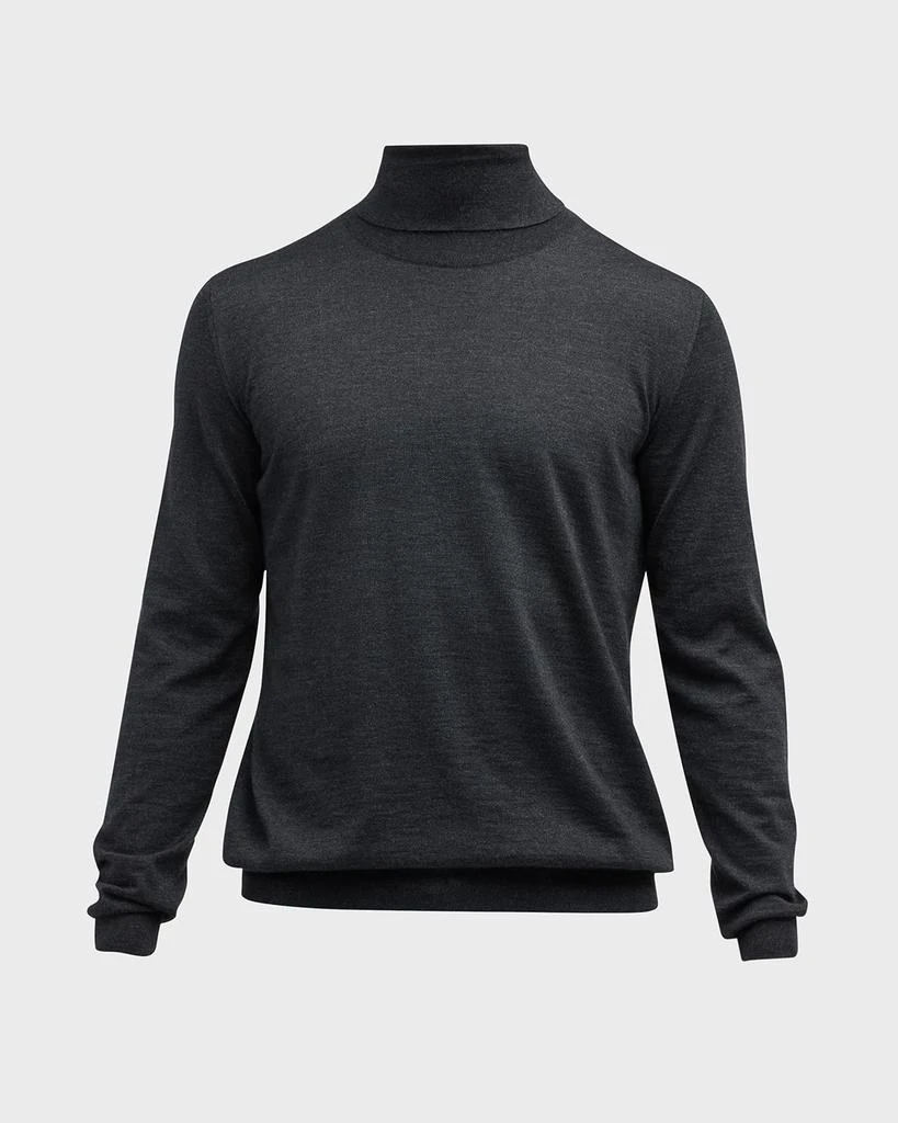 商品Kiton|Men's Cashmere-Silk Turtleneck Sweater,价格¥7547,第2张图片详细描述