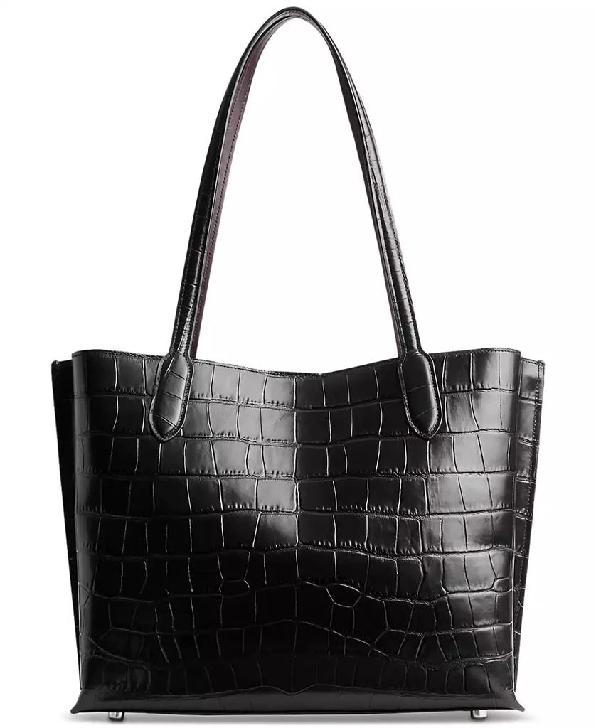 商品Coach|Embossed Croc Leather Willow Tote,价格¥1799,第3张图片详细描述