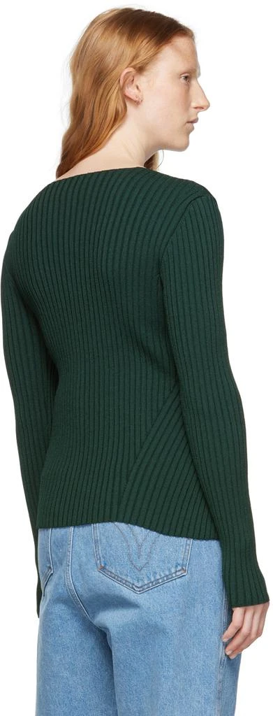 商品AMI|Green Viscose Cardigan,价格¥980,第3张图片详细描述