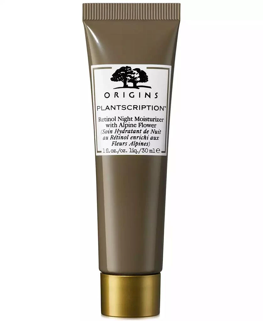 商品Origins|Plantscription™ Retinol Night Moisturizer with Alpine Flower, 1 oz.,价格¥590,第1张图片