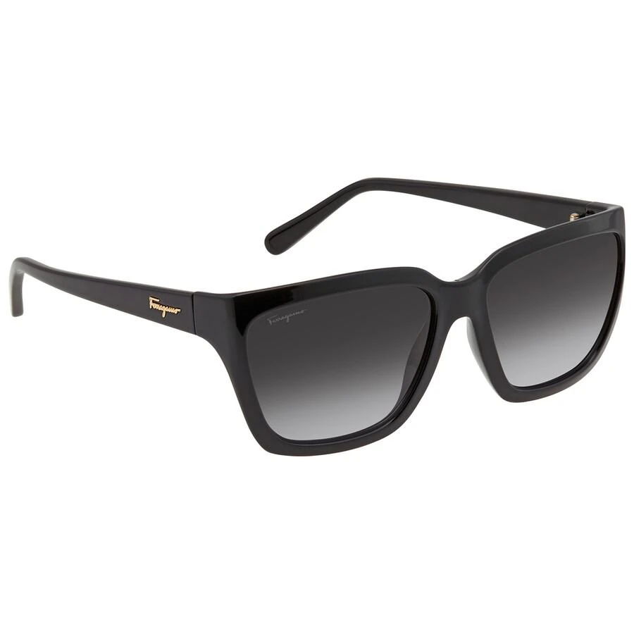 商品Salvatore Ferragamo|Salvatore Ferragamo Grey Rectangular Ladies Sunglasses SF1018S 001 59,价格¥422,第3张图片详细描述