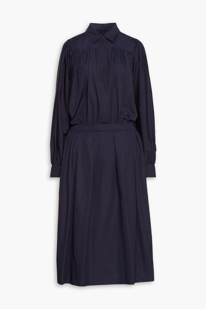 商品Marni|Pleated cotton-poplin midi shirt dress,价格¥5429,第5张图片详细描述
