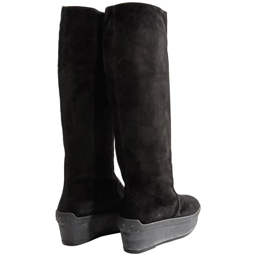 商品Tod's|Ladies Knee High Boots in Black,价格¥1238,第3张图片详细描述