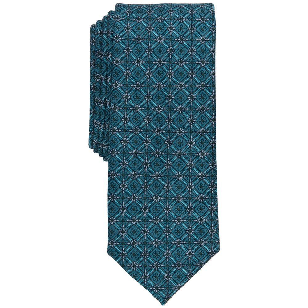商品Bar III|Men's Lenox Skinny Medallion Neat Tie, Created for Macy's,价格¥163,第1张图片