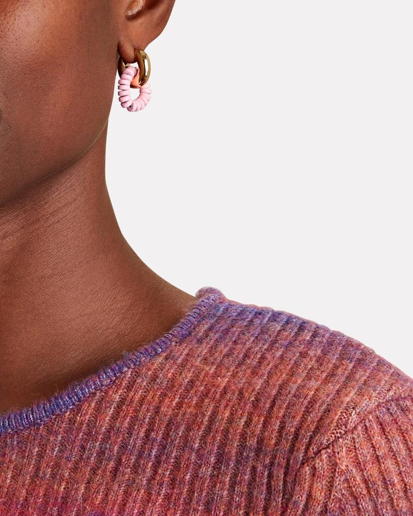 商品Eliou|Éliou Telly Beaded Huggie Hoop Earrings,价格¥1342,第2张图片详细描述