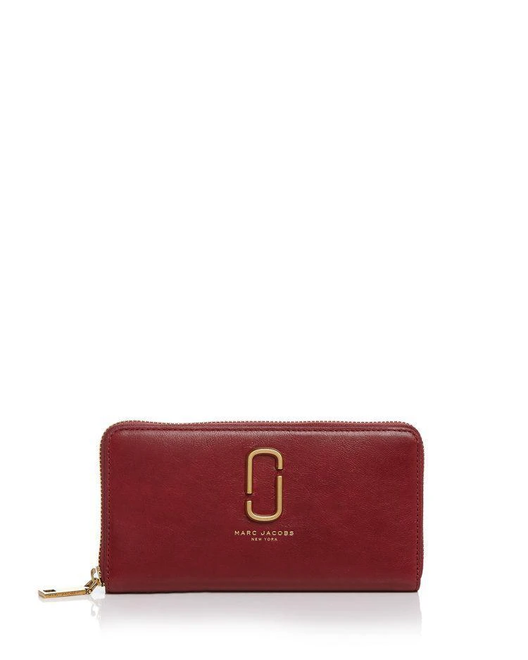 商品Marc Jacobs|Double J Standard Leather Continental Wallet,价格¥1402,第1张图片