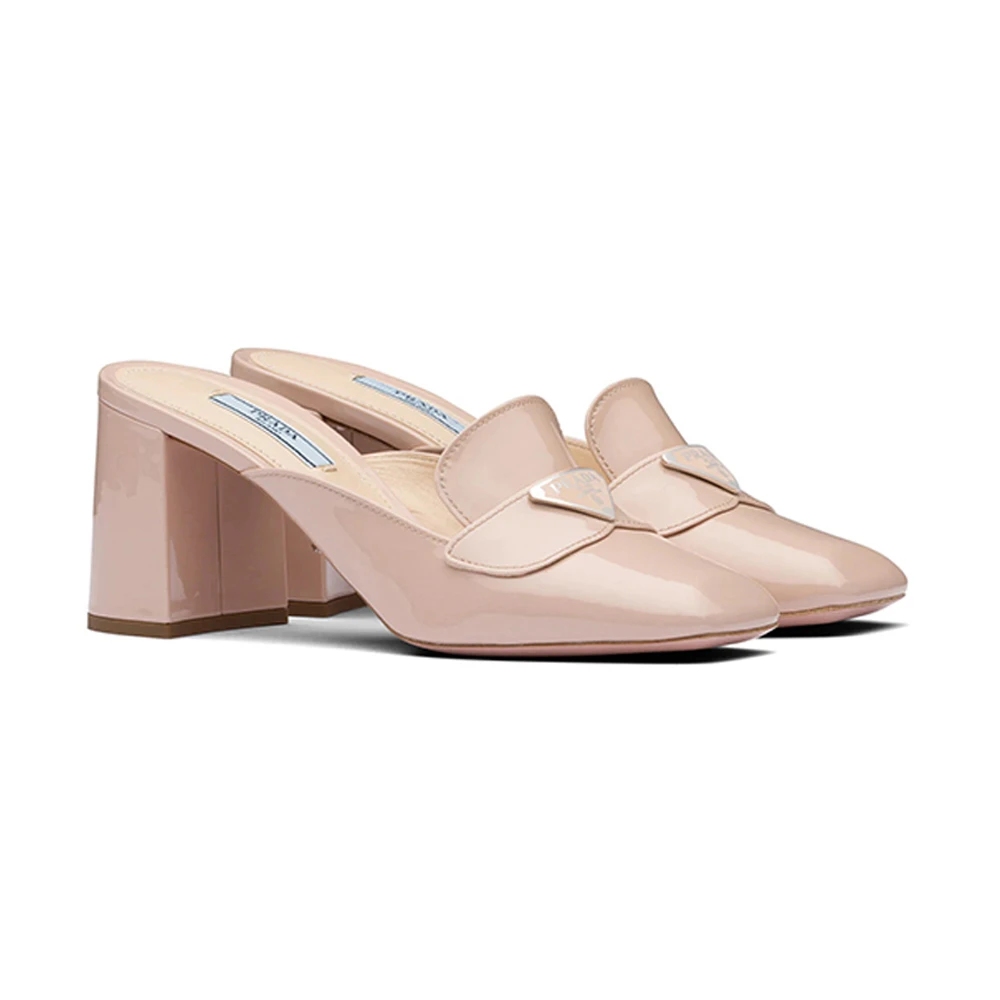 PRADA 女士粉色皮革高跟鞋 1D015M-069-F0236 商品