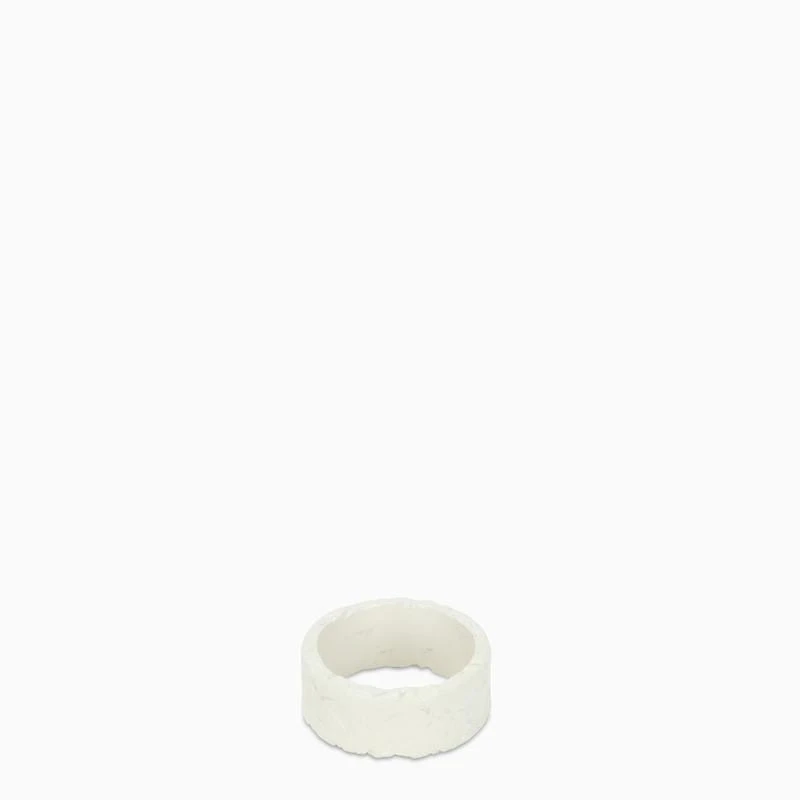 商品NOVE25|WHITE MATERIC BAND RING,价格¥985,第3张图片详细描述