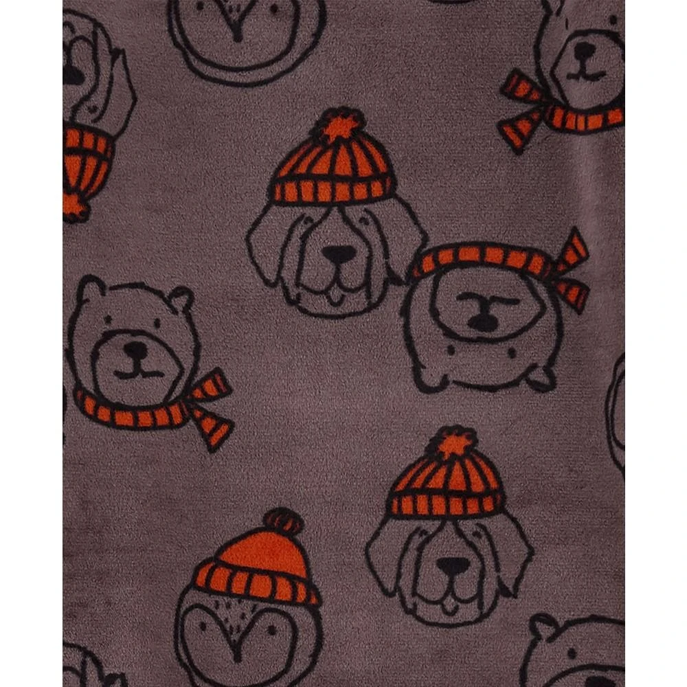 商品Carter's|Toddler Boys Fuzzy Velboa Bear Pajamas, 2 Piece Set,价格¥88,第2张图片详细描述