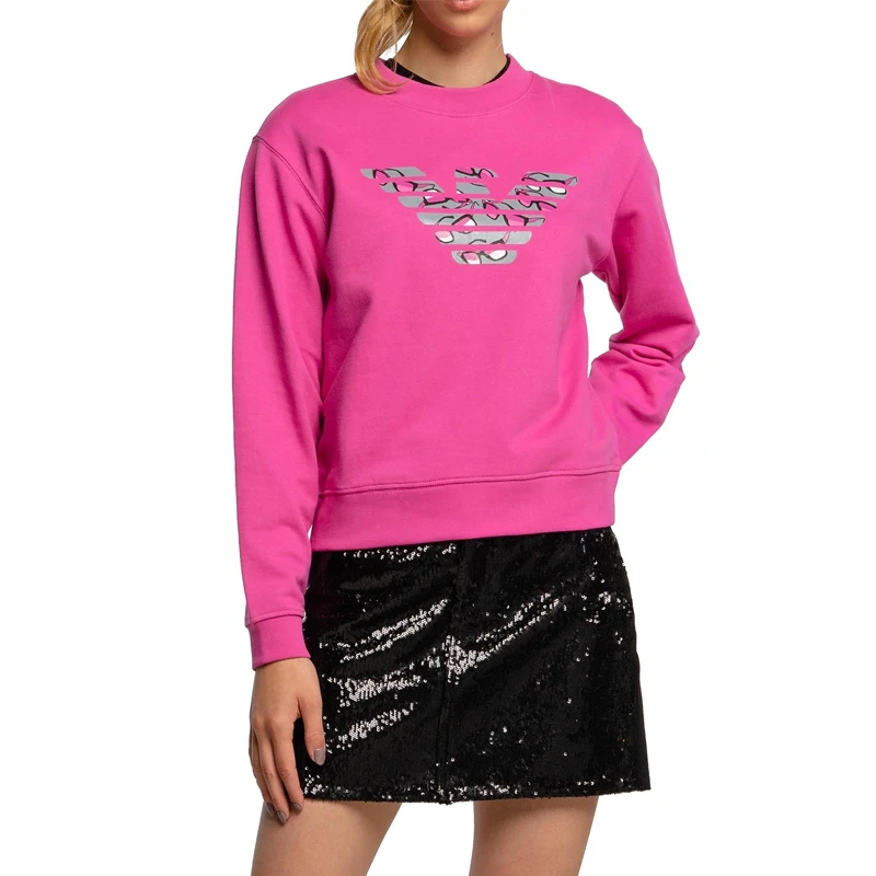 EMPORIO ARMANI 玫红色女士卫衣/帽衫 6H2M8Z-2J49Z-0846 商品