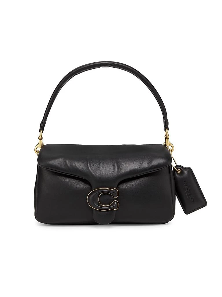 商品Coach| Tabby 全黑真皮枕头包,价格¥4101,第1张图片